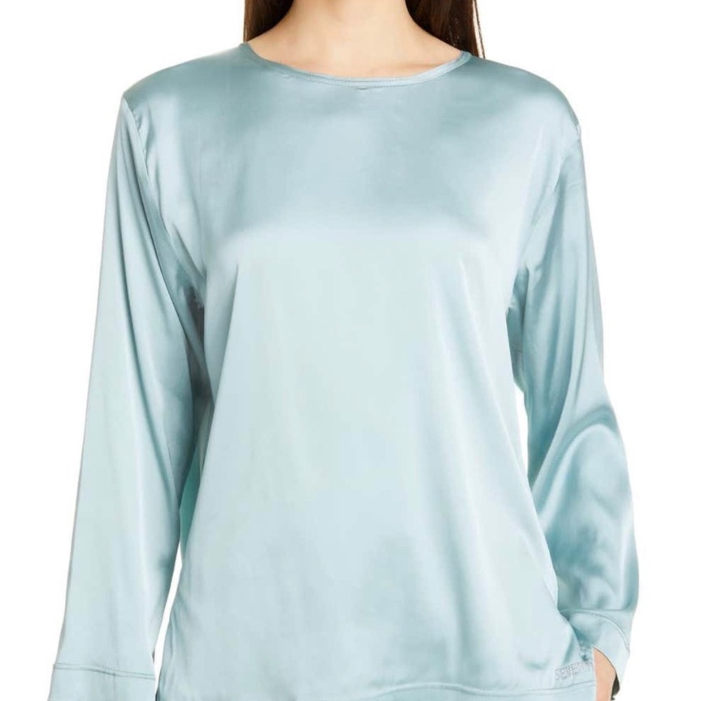 New with Tags $254 Seventy Teal Top Eur 40 Sz M